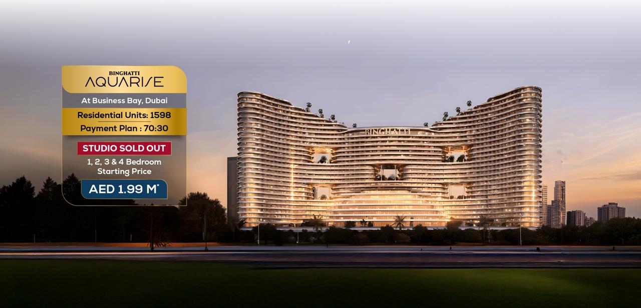 Binghatti Aquarise hero image