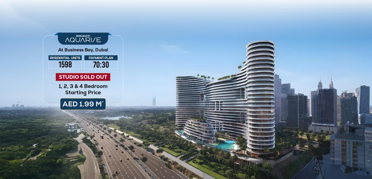 Binghatti Aquarise hero image