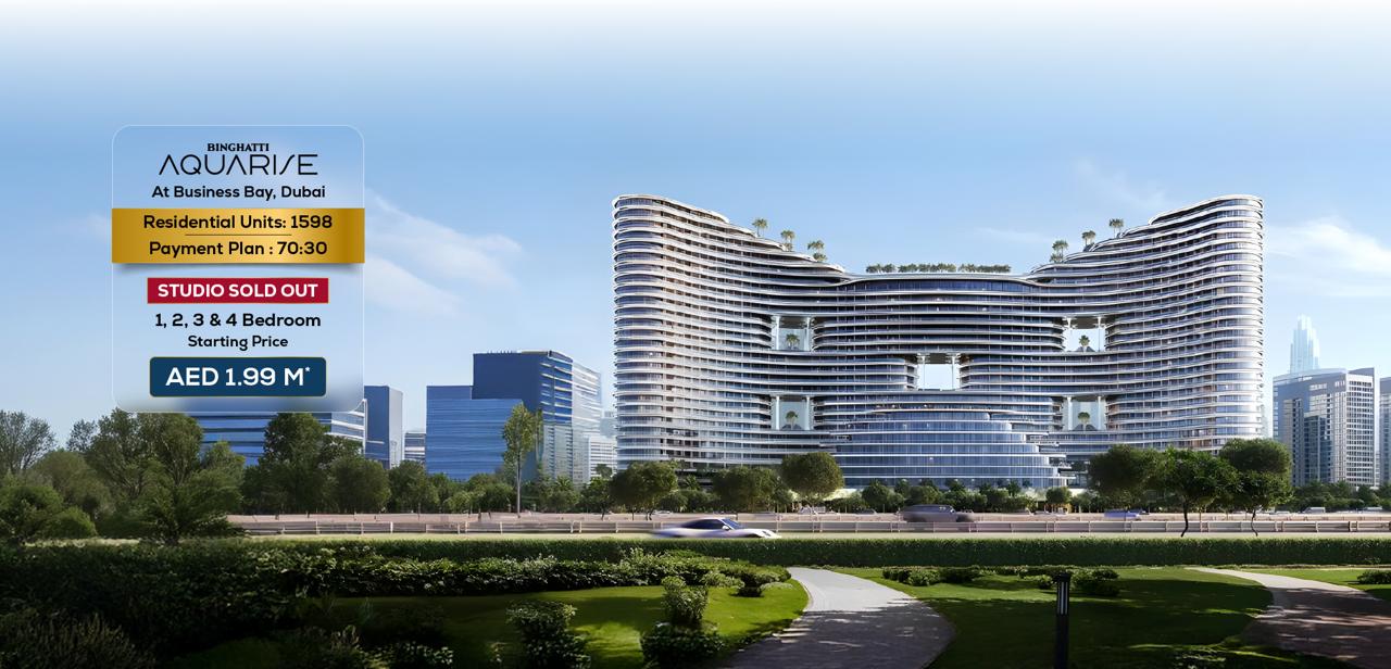 Binghatti Aquarise hero image